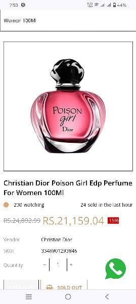 Christian Dior Poison Girl Edp Perfume For Women 50MI 1