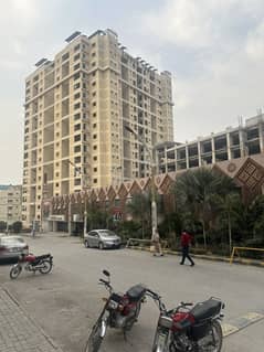 845 sq ft 1 bed semi furnished studio apartment Lignum Tower DHA 2 Islamabad for rent