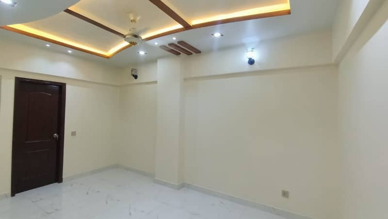 2 BED DRAWING DINNING BRAND NEW FLAT FOR SALE IN JAUHAR BLOCK 7 ISRA TOWER 1