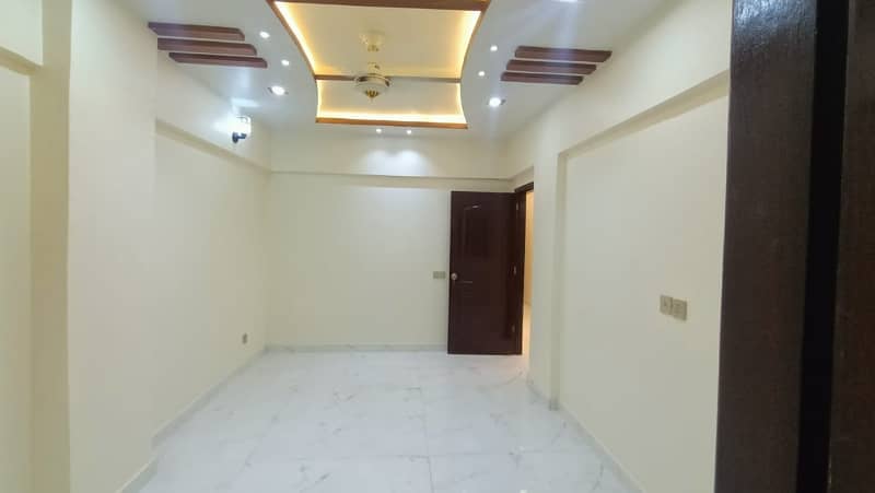 2 BED DRAWING DINNING BRAND NEW FLAT FOR SALE IN JAUHAR BLOCK 7 ISRA TOWER 2
