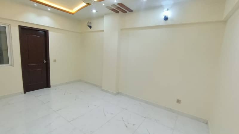 2 BED DRAWING DINNING BRAND NEW FLAT FOR SALE IN JAUHAR BLOCK 7 ISRA TOWER 4