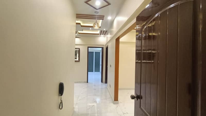 2 BED DRAWING DINNING BRAND NEW FLAT FOR SALE IN JAUHAR BLOCK 7 ISRA TOWER 5