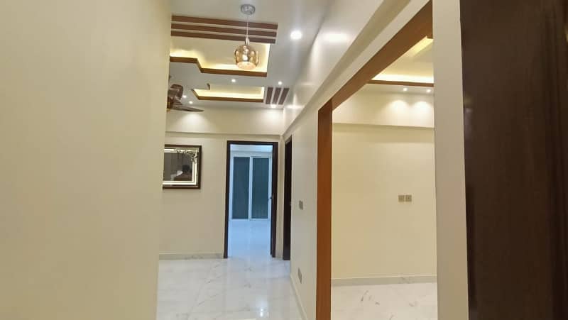 2 BED DRAWING DINNING BRAND NEW FLAT FOR SALE IN JAUHAR BLOCK 7 ISRA TOWER 6