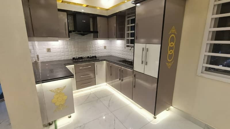 2 BED DRAWING DINNING BRAND NEW FLAT FOR SALE IN JAUHAR BLOCK 7 ISRA TOWER 11