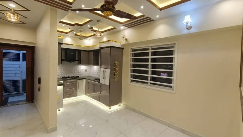 2 BED DRAWING DINNING BRAND NEW FLAT FOR SALE IN JAUHAR BLOCK 7 ISRA TOWER 14