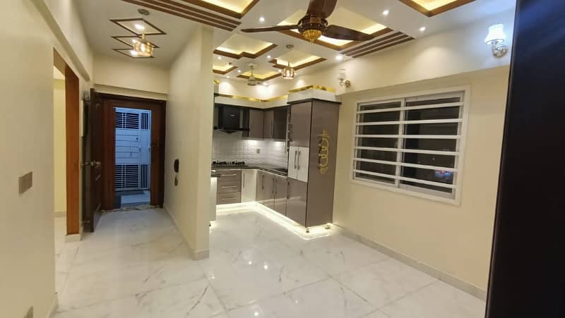 2 BED DRAWING DINNING BRAND NEW FLAT FOR SALE IN JAUHAR BLOCK 7 ISRA TOWER 15