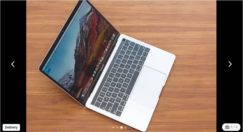Apple MacBook Pro With Touch Bar - 8th Gen Ci5 QuadCore 08GB 256 1