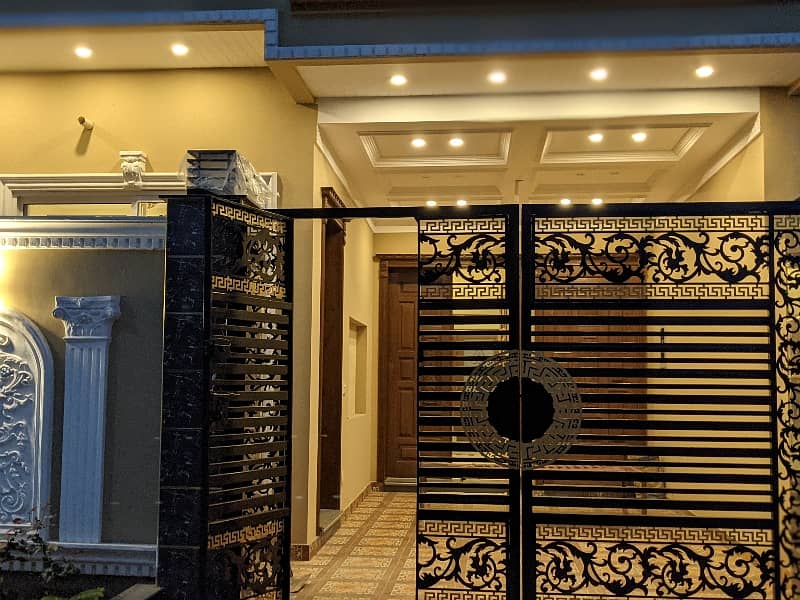 5 Marla house double storey Luxery leatest Spanish stylish available for sale in johertown lahore by fast property services real estate and builders with original pictures 0