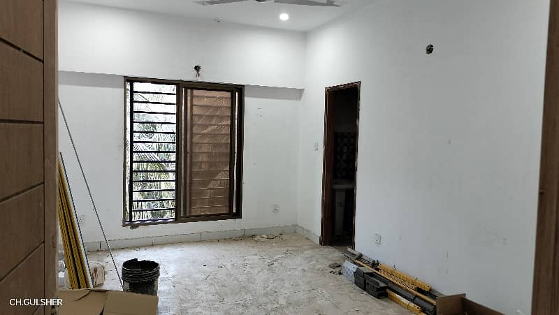 4 BED DRAWING DINNING BRAND NEW WEST OPEN FLAT FOR RENT IN JAUHAR 7