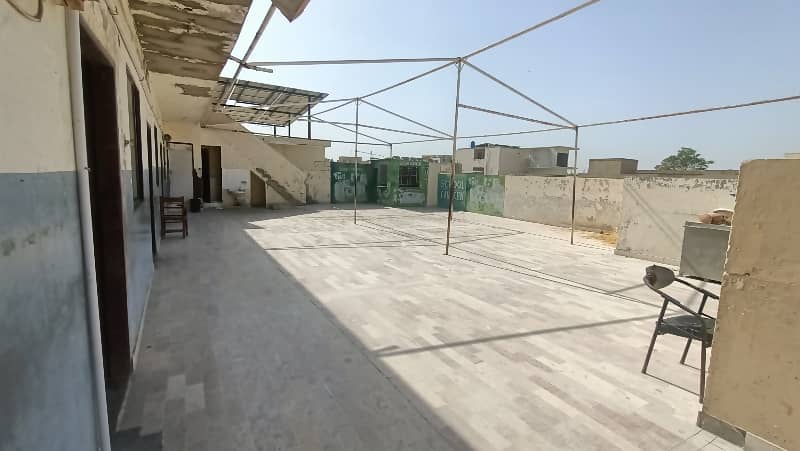 500 Square Yard Running School Available For Sale in Gulshan e iqbal. 12