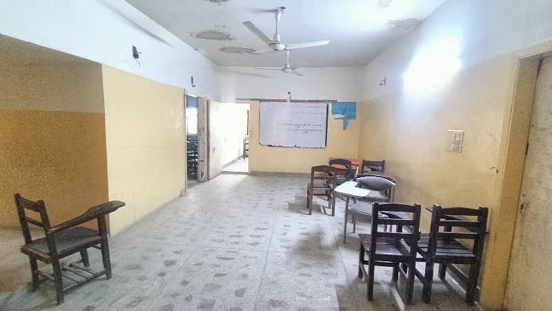 500 Square Yard Running School Available For Sale in Gulshan e iqbal. 22