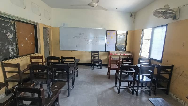 500 Square Yard Running School Available For Sale in Gulshan e iqbal. 23