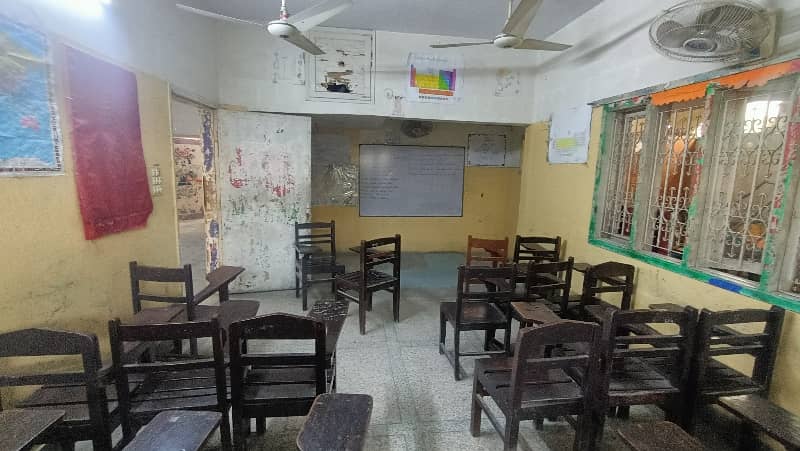 500 Square Yard Running School Available For Sale in Gulshan e iqbal. 25