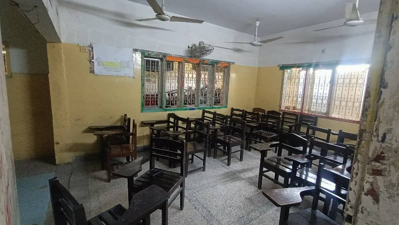 500 Square Yard Running School Available For Sale in Gulshan e iqbal. 26