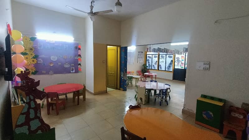 500 Square Yard Running School Available For Sale in Gulshan e iqbal. 45