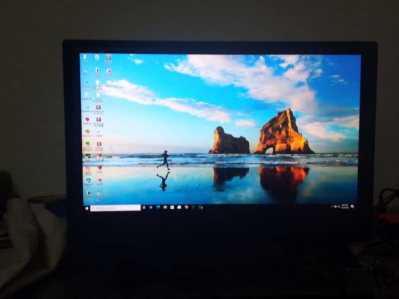 24 inch led tv and  60hz monitor 1