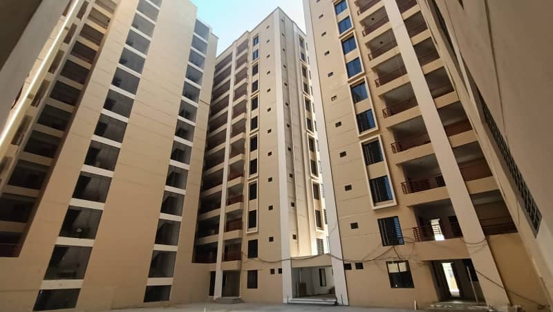 KINGS PRESIDENCY BRAND NEW 3 BED DRAWING DINNING WEST OPEN MAIN ROAD FACING FLAT FOR SALE IN JAUHAR BLOCK 3-A 22