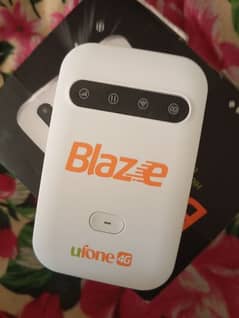 ufone 4G Blaze WiFi device with charger complete