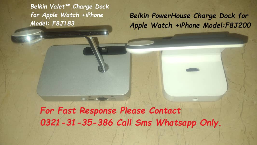 belkin charge dock for apple watch + iPhone 10