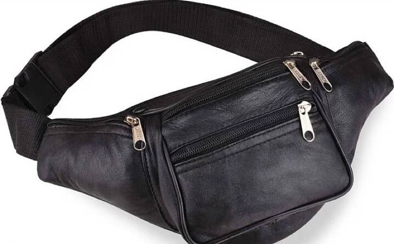 unisex Multipurpose leather waistband Travel Bag 1
