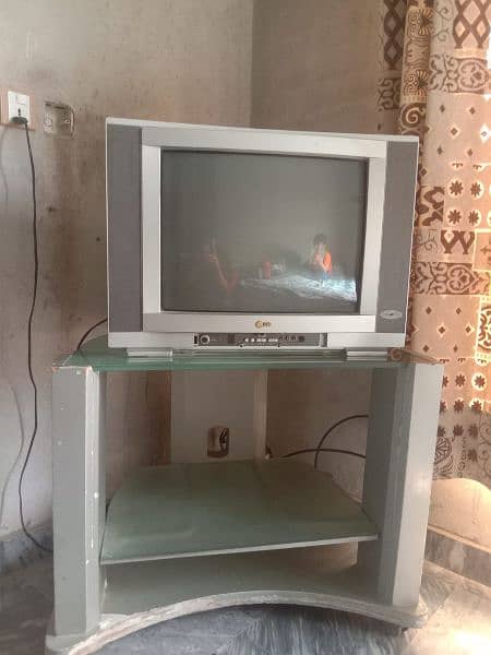 TV with stand 0