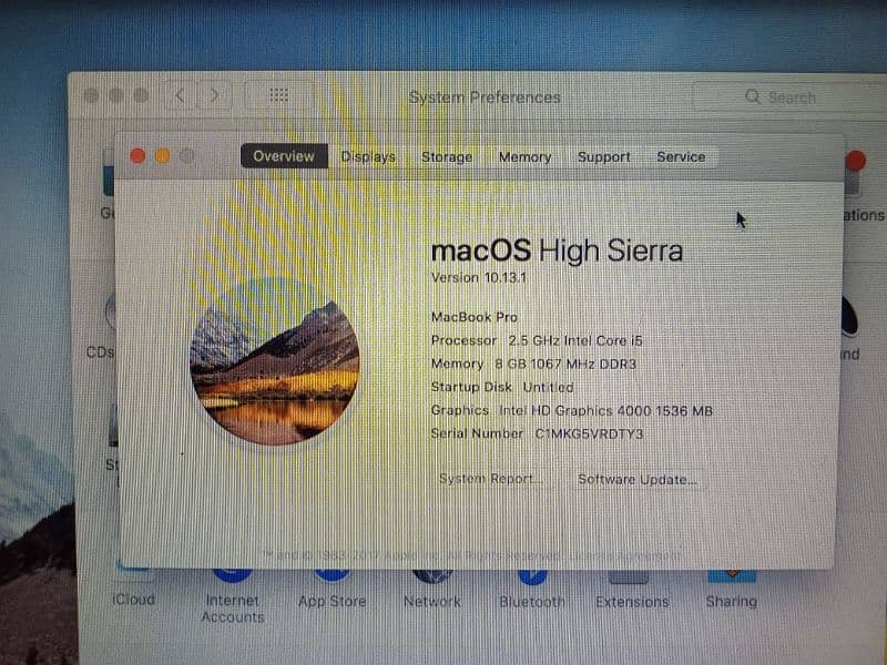 MacBook pro 2012  8GB WITH 250GB SSD 3