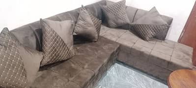 new 7 seater sofa new brownish clr