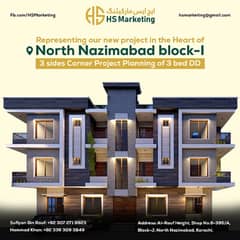 Portion Available On installment of 5 months In north nazimabad block D Ground floor 0