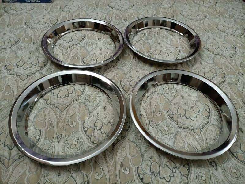 12,13,14 inch crome steel rings for all car stapni rims 3