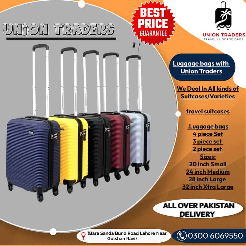 travel bags/luggage bag/fiber suitcase/unbreakable suitcase 0