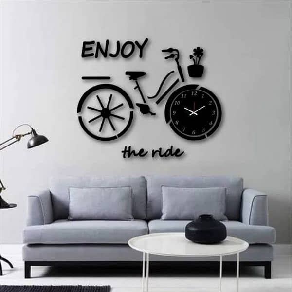 Beautiful Bicycle Wall Clock 0