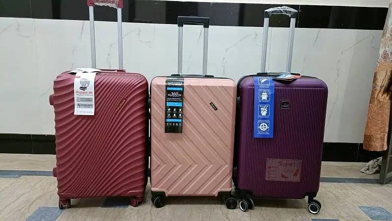 travel bags/luggage bag/fiber suitcase/unbreakable suitcase 4