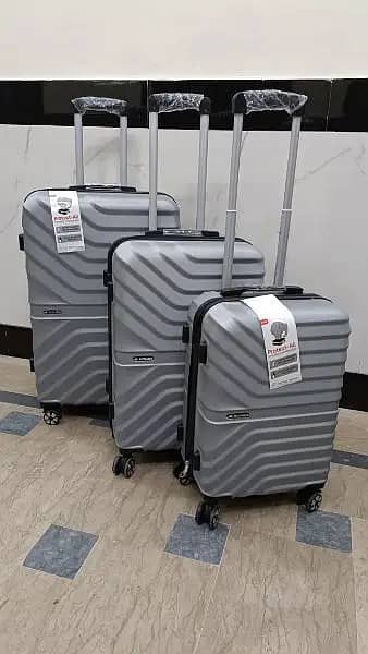 travel bags/luggage bag/fiber suitcase/unbreakable suitcase 9