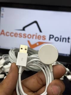 Apple watch charger usp port and C-type cable charger available 0