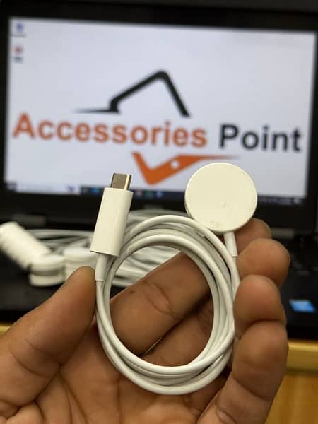 Apple watch charger usp port and C-type cable charger available 3