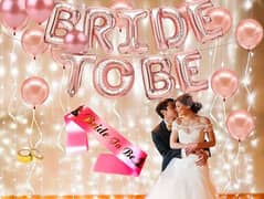 Bride to be / Birthday Decoration theme available 0