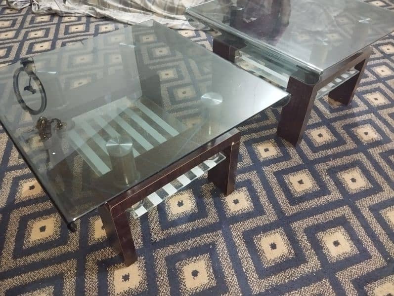 Square Center Glass Table 2