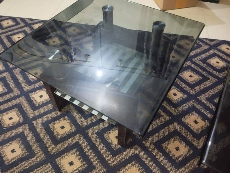 Square Center Glass Table 3