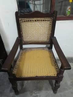 wooden 4 chairs or 1 table