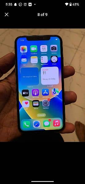 Iphone x 256gb PTA APPROVED fu Kit White 9/10 Exchange possible 0