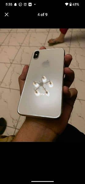 Iphone x 256gb PTA APPROVED fu Kit White 9/10 Exchange possible 4