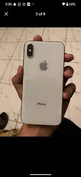 Iphone x 256gb PTA APPROVED fu Kit White 9/10 Exchange possible 6