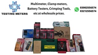 Multimeters and Clamp Meters for electric measurement solar batteries 0