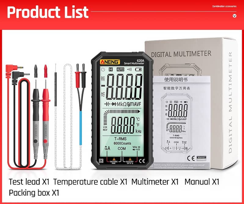 Multimeters and Clamp Meters for electric measurement solar Rs 2600 9