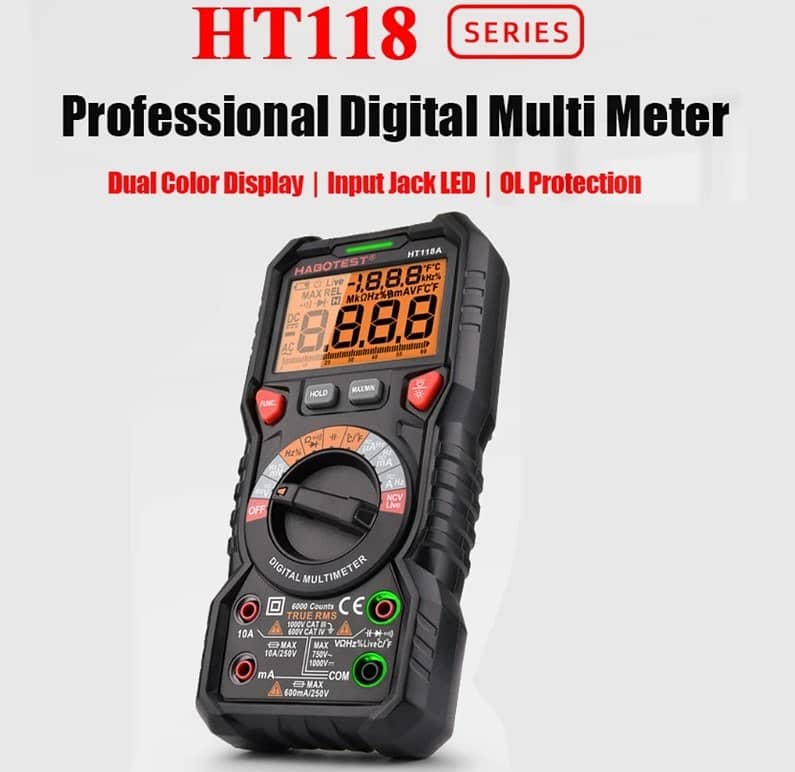 Multimeters and Clamp Meters for electric measurement solar batteries 11