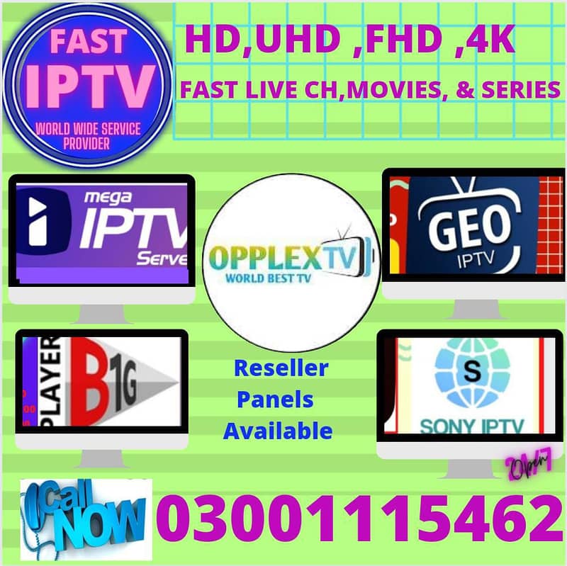 The Best IPTV Services (Free Test and Paid Services)03001115462 0