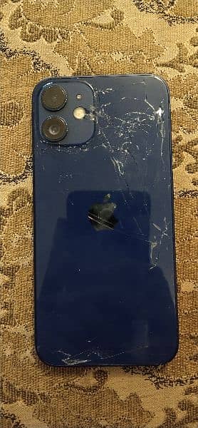iPhone 12 mini non PTA with complete box royal blue color 1