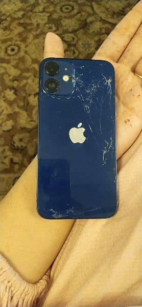 iPhone 12 mini non PTA with complete box royal blue color 4