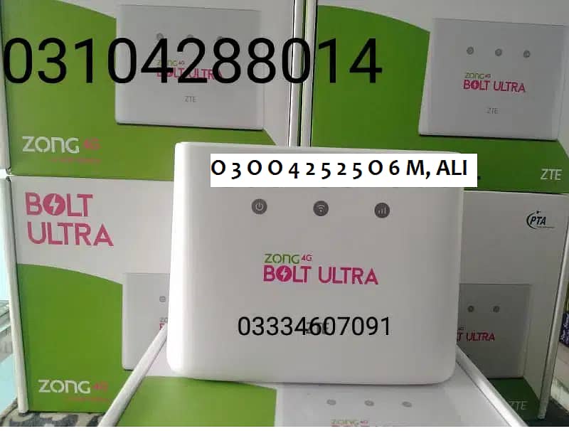 Zong Bolt ultra (Huawei B311) 4G LTE Sim router wifi router 1