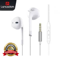 Langsdom V6: Wired Earbuds with Mic, Bass Boost & Volume Control